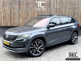 Skoda Kodiaq 1.5 TSI Sportline Automaat | Panoramadak | Trekhaak uitklapbaar | Navigatiesysteem | Stoelverwarming voor en achter | Stuurverwarming | Getint glas | Cruise control adaptief| Achteruitrijcamera | Parkeersensoren voor en achter