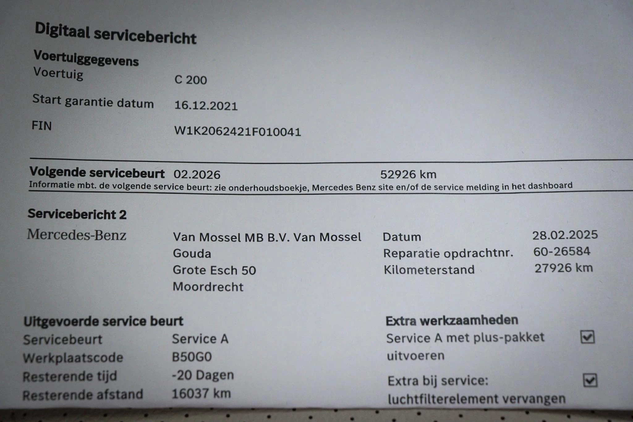 Hoofdafbeelding Mercedes-Benz C-Klasse