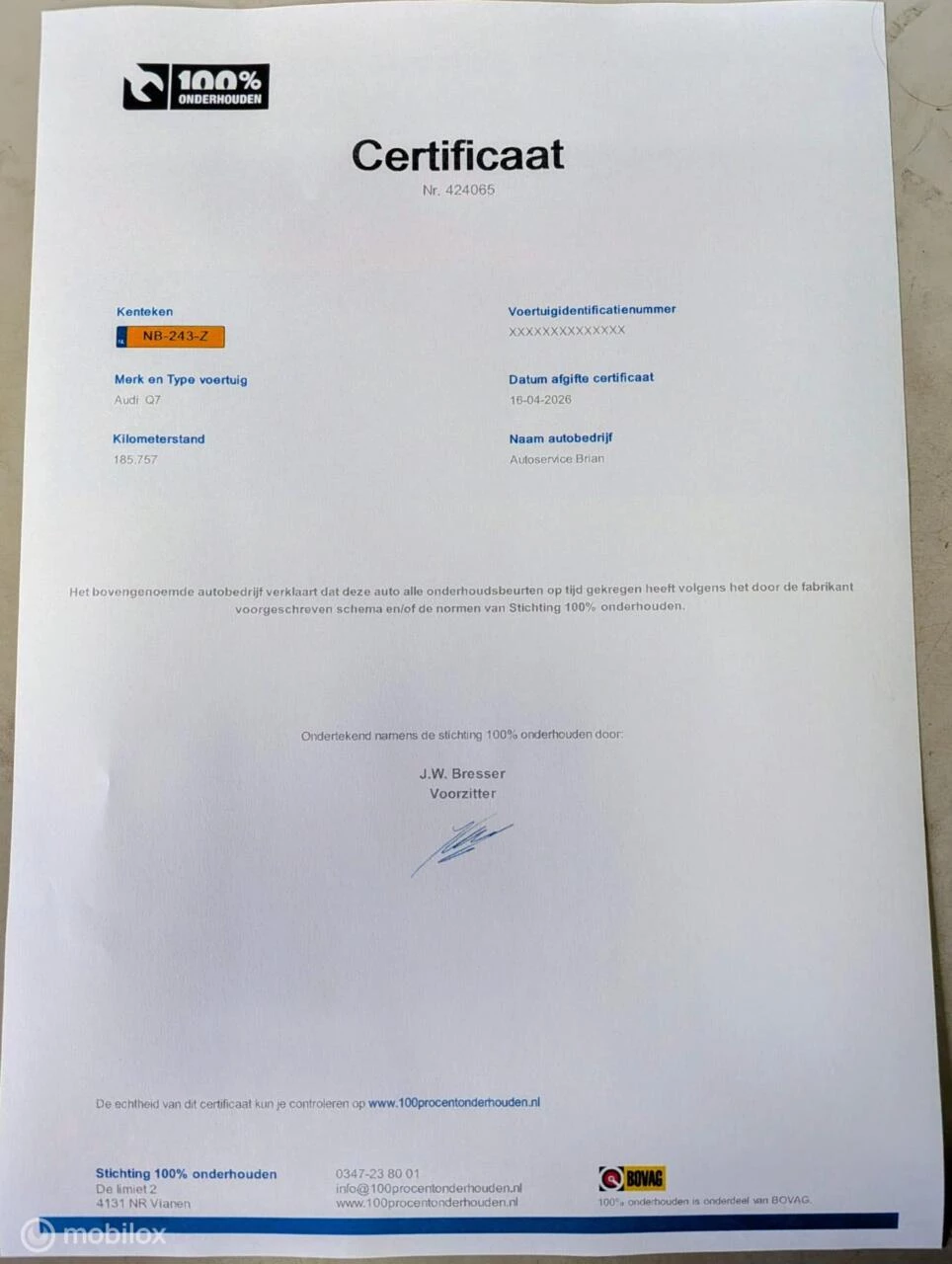 Hoofdafbeelding Audi Q7