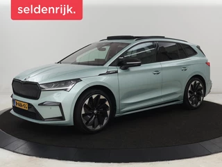 Hoofdafbeelding Škoda Enyaq iV Skoda Enyaq iV 80 Sportline | Panoramadak | Head-Up |  Stoelverwarming | Adaptive cruise | 360 Camera | Leder/Alcantara | Keyless | Navigatie | Achterbankverwarming | Carplay | Matrix LED