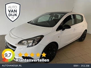 Opel Corsa 1.0 Turbo Online Edition AIRCO SCHERM ZWART DAK VELGEN ELEK RAMEN CENT VERG ZEER NETTE AUTO