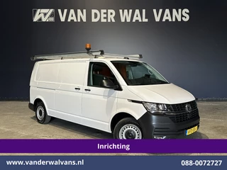 Volkswagen Transporter 2.0 TDI L2H1 inrichting Euro6 Airco | Omvormer | Camera | Imperiaal | Apple Carplay | Cruisecontrol | Trekhaak Android Auto, Parkeersensoren, Achterklep