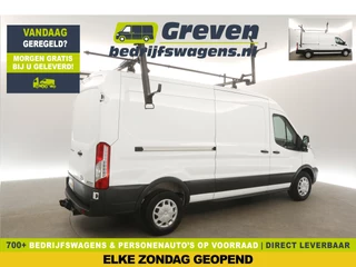 Ford Transit 350 2.0 TDCI L3H2 2800KG Trekgew. Trekhaak Ladderlift Airco Cruise PDC 3 Persoons Elektrpakket