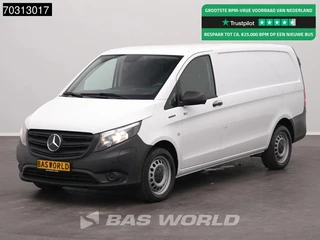 Mercedes eVito 112 Elektrisch 66kWh 285km WLTP Snelladen L2H1 Airco Cruise Camera L2 Airco Cruise control