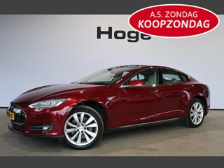 Hoofdafbeelding Tesla Model S Tesla Model S 85 Performance Tech Pack ECC Navigatie Licht metaal MARGE 339KM Actieradius! Inruil mogelijk