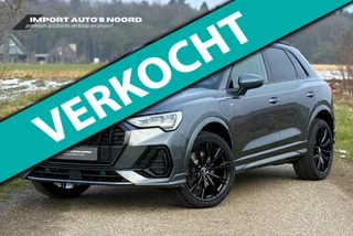 Audi Q3 45 TFSI e S edition 20 inch Lederen bekleding Lane assist Optiekpakket zwart