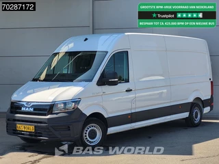 MAN TGE 3.140 L4H3 Trekhaak Airco Cruise Camera Parkeersensoren Euro6 L3H2 15m3 Airco Trekhaak Cruise control