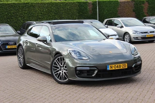 Porsche Panamera Sport Turismo 2.9 4 E-Hybrid / Panoramadak / 360Camera / Head-up / Softclose / Sportdesign+Chrono / 21'' / Sportuitlaat / Bose / Keyless / Stoelverwarming 4x / Stoelventilatie / Stuurverwarming / Dodehoek / DAB / ACC
