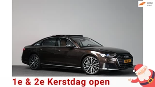 Audi S8 4.0 TFSI Quattro 571+PK BTW/ACHTERASBEST/KERAMISCH/B&O/SOFT/PANO/LEDER+MASSAGE/21" LMV/360 CAM/ACC/ECC/12 MND GARANTIE!