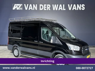 Ford Transit 2.0 TDCI 130pk L2H2 inrichting Euro6 Airco | Camera | Imperiaal | Sidebars | Trekhaak 2540kg Cruisecontrol, Verwarmde Voorruit, Trap, Parkeersensoren, Bijrijdersbank