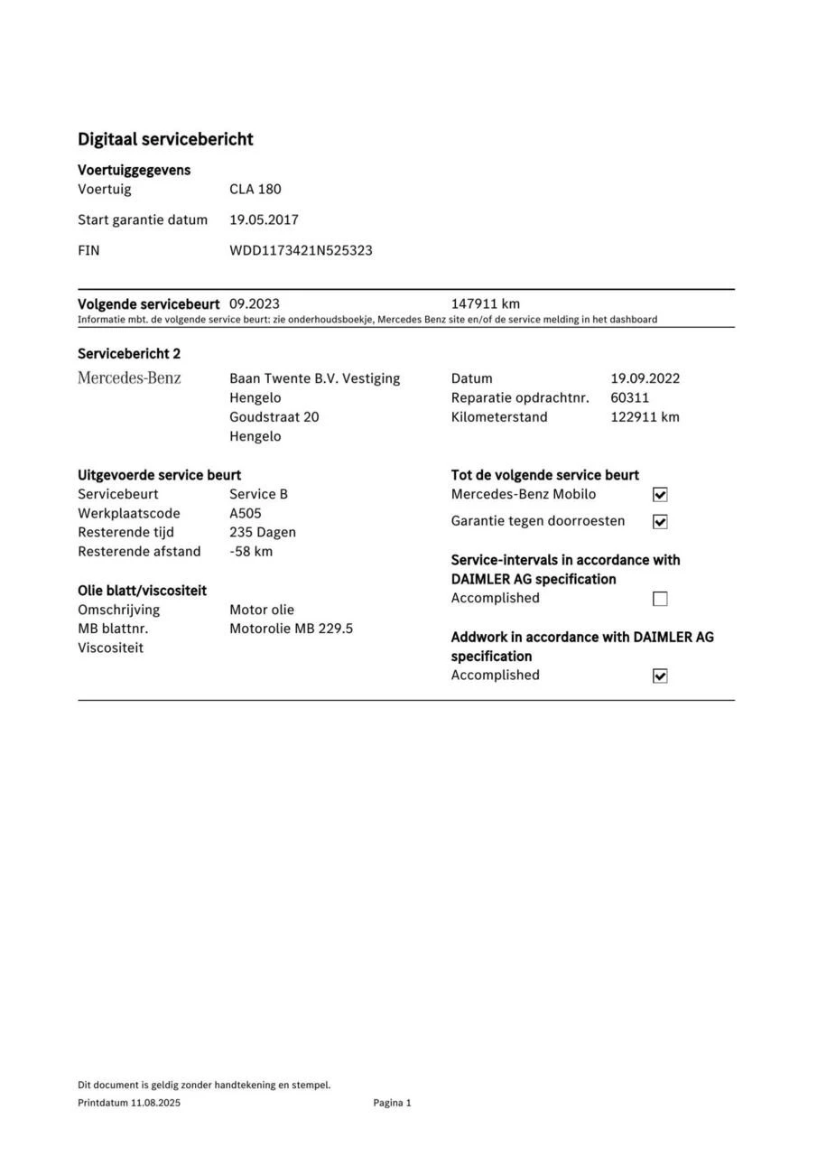 Hoofdafbeelding Mercedes-Benz CLA