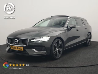 Volvo V60 T6 Recharge AWD Inscription PHEV 340pk Dealer O.H. | Panodak | Camera | Lederen Sportstoelen Memory & Verwarmd | Stuur Verwarmd | Keyless | Navigatie | DAB | Cruise Control | Plug In Hybrid |