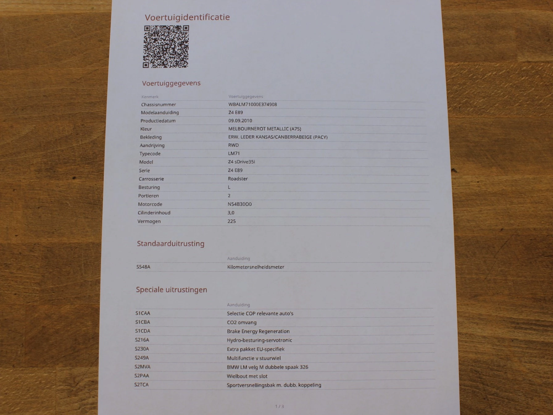 Hoofdafbeelding BMW Z4