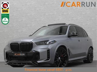 BMW X5 50e | M-Sport Pro | Performancepakket | Frozen Grey | Carbon Pakket | Indiv. Leder | 78500.= ex BTW | 12-2023 | Comfortstoelen met Ventilatie  | Isolatieglas | Keyless-Entry | Memory | M-Gordels | Stuurverwarming | Stoelverwarming V+A | Zonwering | Beker Koeling & Verwarming | Panorama | Standkachel | Carplay |
