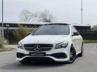 Mercedes CLA-klasse 180 AMG 2017 Panoramadak|Camera|Stoelverw.|Night Pakket|Dodehoekassist|Sfeerverlichting