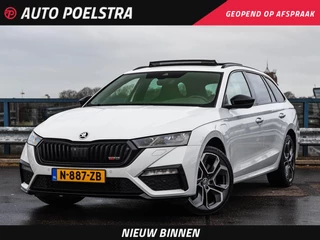 Skoda Octavia Combi 1.4 TSI RS iV PHEV Business 245 PK Panoramadak Matrix LED Camera Sfeerverlichting Stoelverwarming 19"