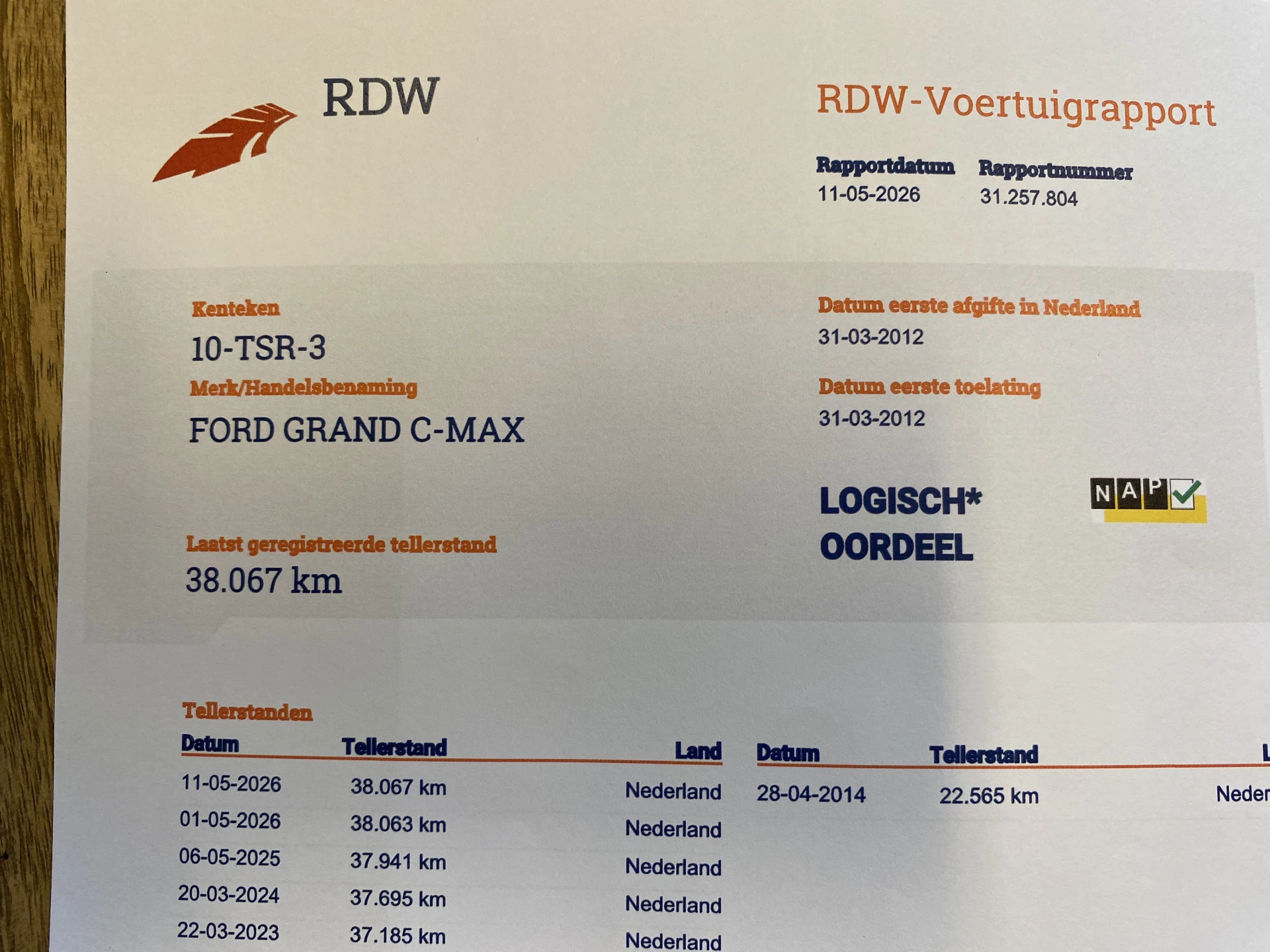 Hoofdafbeelding Ford Grand C-Max