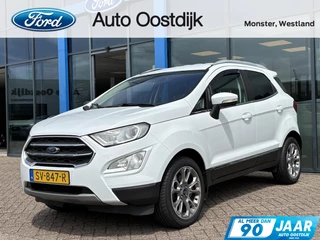 Ford EcoSport 1.0 EcoBoost Titanium 125PK Cruise Carplay-Navi Climate Privacy Glass 17" Inch Velgen *Dealer Onderhouden*