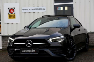 Mercedes-Benz CLA 250e AMG Edition*Perfect MB Onderh.*BTW*1ste Eig*Pano/Night/Sfeer/Burmester/Multi Beam LED/360 Camera/Memorie/Apple Carplay-Android/Dodehoek/Rijstrook/Parkeersens.V+A/19 inch LM*