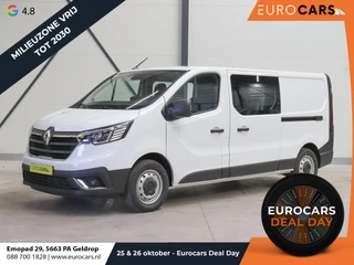 Renault Trafic 2.0 Blue dCi 150PK T30 L2H1 Advance Dubbele Cabine Airco Bluetooth Camera Cruise PDC Trekhaak