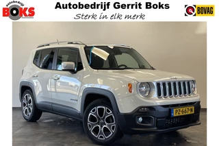 Hoofdafbeelding Jeep Renegade Jeep Renegade 1.4 MultiAir Limited Cruise/Climate Navi Keyless Panoramadak Trekhaak NAP!