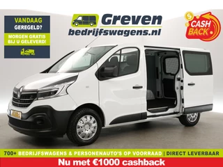 Renault Trafic 2.0 dCi T29 L1H1 | Airco | Cruise | 3-Zits | 2xSchuifdeur | Trekh. | Navigatie | Parkeersens.