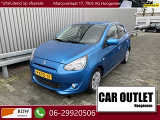 Hoofdafbeelding Mitsubishi Space Star Mitsubishi Space Star 1.2 Invite AUTOMAAT, 5Drs, Airco, nw. APK – Inruil Mogelijk –