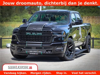 Dodge Ram 1500 Limited Night High Output 540HP 706Nm | Massage + Full Option | De Meest Luxe en Volle Pick-Up in zijn Klasse | Comfortabele Dubbele Cabine met Royale 5 Zitplaatsen | BPM vrij | Nu Leverbaar uit Voorraad | Voorraad Nr 2320 - 5138