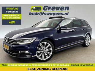 Volkswagen Passat 1.5 TSI 150PK R-line DSG Pano LED ACC Virtual Carplay Trekhaak Camera Navi Clima PDC Leder 19"LMV
