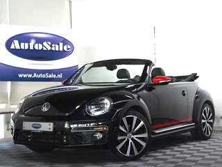 Volkswagen Beetle Cabriolet 1.4 TSI DSG R-Line LEDER DAB BT XENON PDC CRUISE STOELVW '16