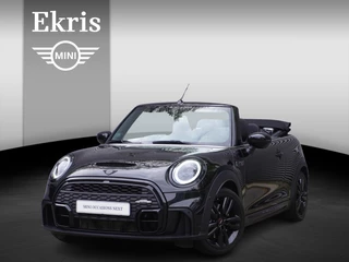 MINI Cabrio Cooper S John Cooper Works Uitvoering | 17" LM JCW Track Spoke zwart | Piano Black Exterior pack | Harman-Kardon sound system | MINI Head-Up Display