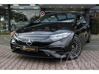 Hoofdafbeelding Mercedes-Benz EQS Mercedes-Benz EQS 450+ AMG Line Panoramadak Nightpakket 21 Inch Multispaaks velgen Trekhaak