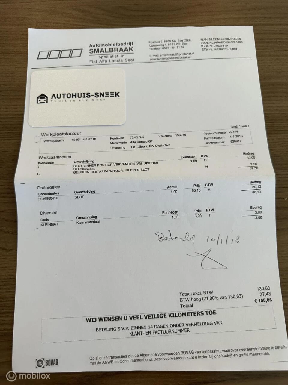 Hoofdafbeelding Alfa Romeo GT