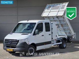 Mercedes Sprinter 514 CDI Kipper Dubbel Cabine 3500kg trekhaak Airco Cruise Tipper Benne Kieper Airco Dubbel cabine Trekhaak Cruise control