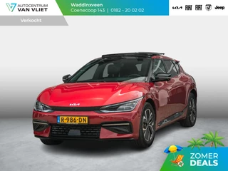 Kia EV6 GT-Line 77.4 kWh | SOH 93,6% | Schuif/kanteldak l Stoelverwarming en stoel ventilatie l Meridian soundsysteem