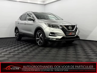 Nissan QASHQAI 1.2 Tekna 17" Pano, Half leder, 360 Camera, Navi, Keyless start, Cruise control, A start stop, Rijstrook correctie, Stoelverwarming/Stoel ventilatie