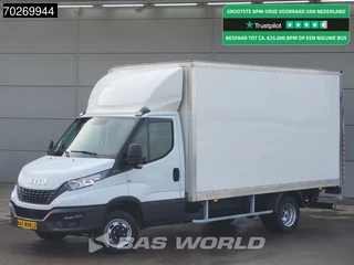 Iveco Daily 35C16 3.0L Laadklep Dubbellucht Airco Cruise Bakwagen Meubelbak Koffer 19m3 Airco Cruise control