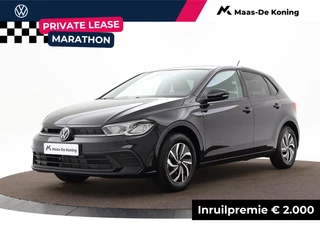 Volkswagen Polo Life Edition 1.0 TSI 95 pk 5 versn. Hand · Airconditioning automatisch, 2-zone (climatronic) · Regensensor ·