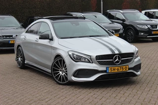 Mercedes-Benz CLA 180 WhiteArt Edition / Panoramadak / Camera / Leder&Alcantara / 19'' / Keyless / Navigatie / Stoelverwarming / Cruise Control