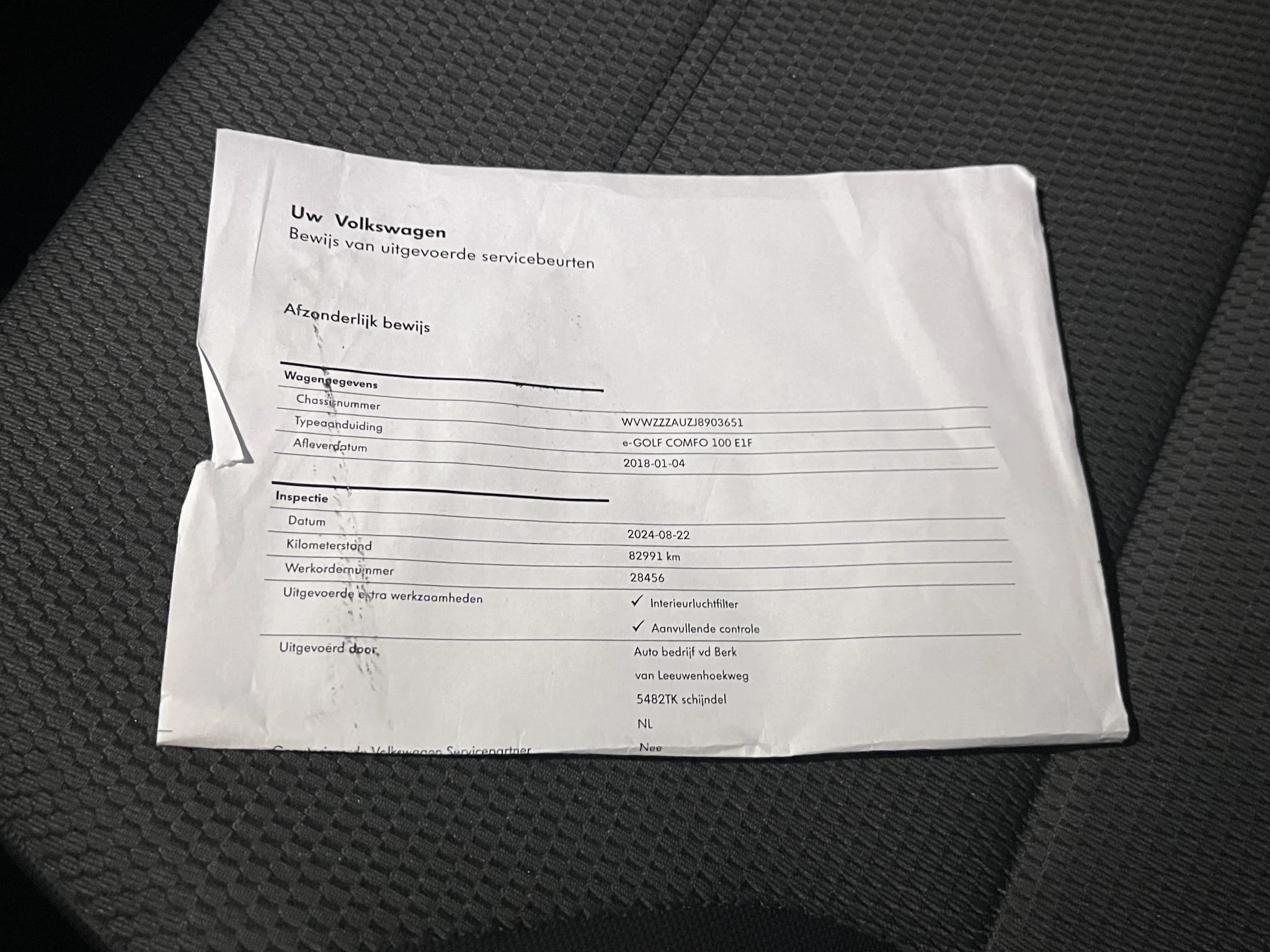 Hoofdafbeelding Volkswagen e-Golf