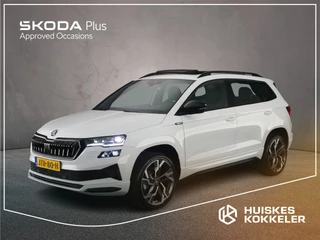 Skoda Karoq Sportline Business 1.5 TSI 150pk DSG Automaat Trekhaak, Panoramadak, CANTON audio, Adaptive cruise control, Elektrische achterklep, LED matrix koplampen