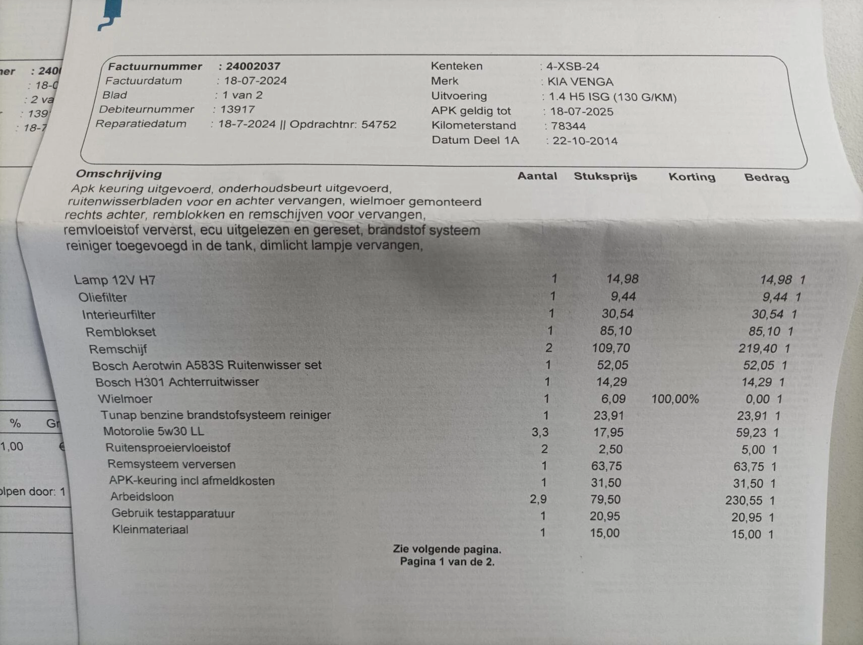 Hoofdafbeelding Kia Venga