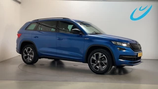 Skoda Kodiaq 1.5 TSI 150pk DSG Sportline Business Panoramdak Alcantara Virtual Sfeerverlichting Cockpit Stoelverwarming