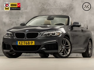 BMW 2 Serie 218i M Sport High Executive Automaat (GROOT NAVI, M PAKKET, DEALER ONDERHOUDEN, LEDER, STOELVERWARMING, SPORTSTOELEN, WINDSCHERM, XENON, NIEUWE APK, NIEUWSTAAT)
