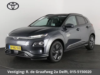 Hyundai Kona EV Premium Two-Tone 64 kWh | Accuconditie: 92% | Navigatie | Leder |