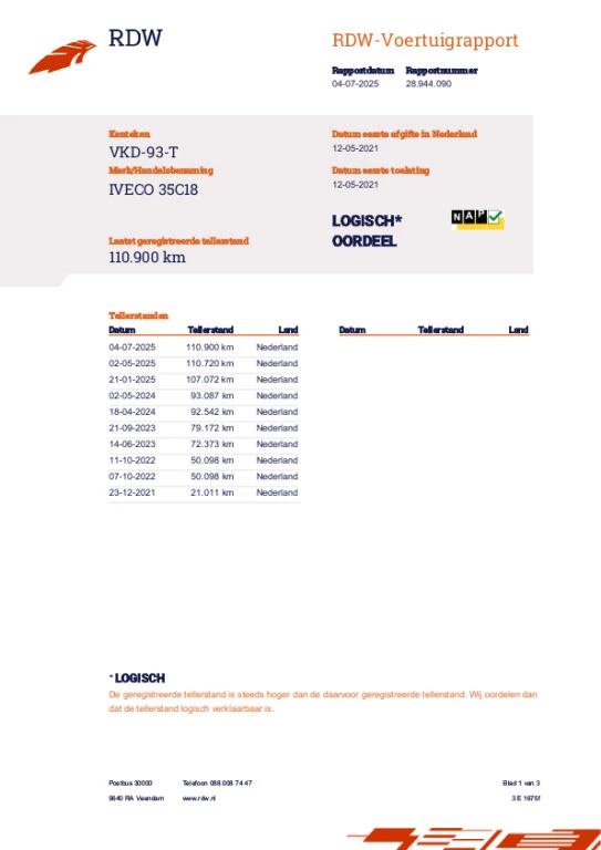 Hoofdafbeelding Iveco Daily