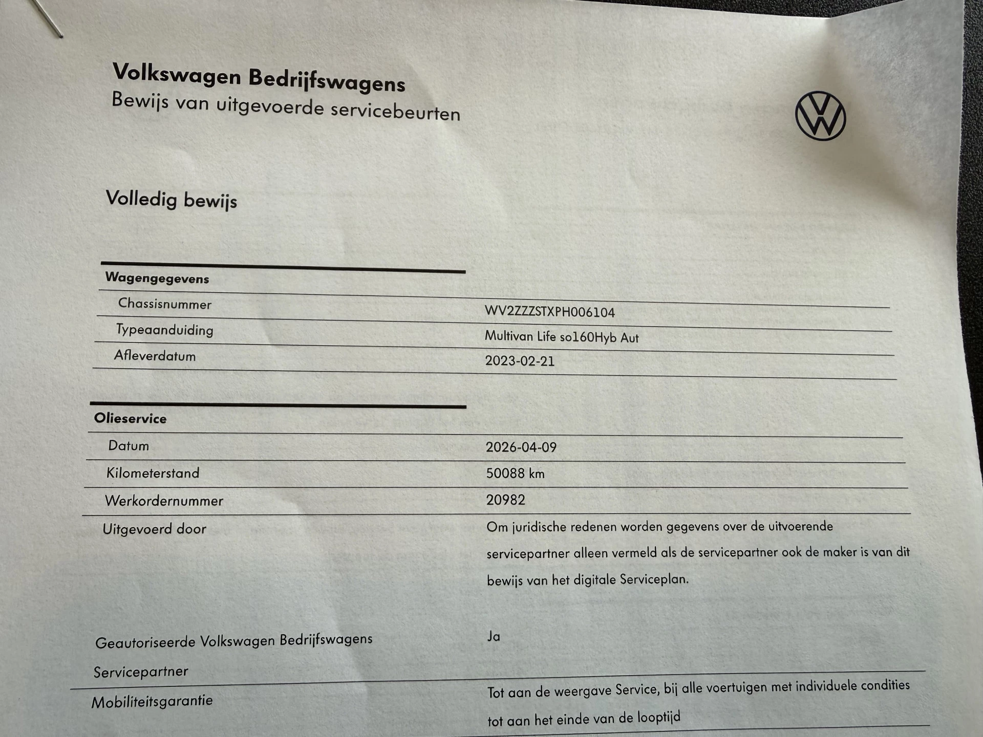 Hoofdafbeelding Volkswagen Multivan