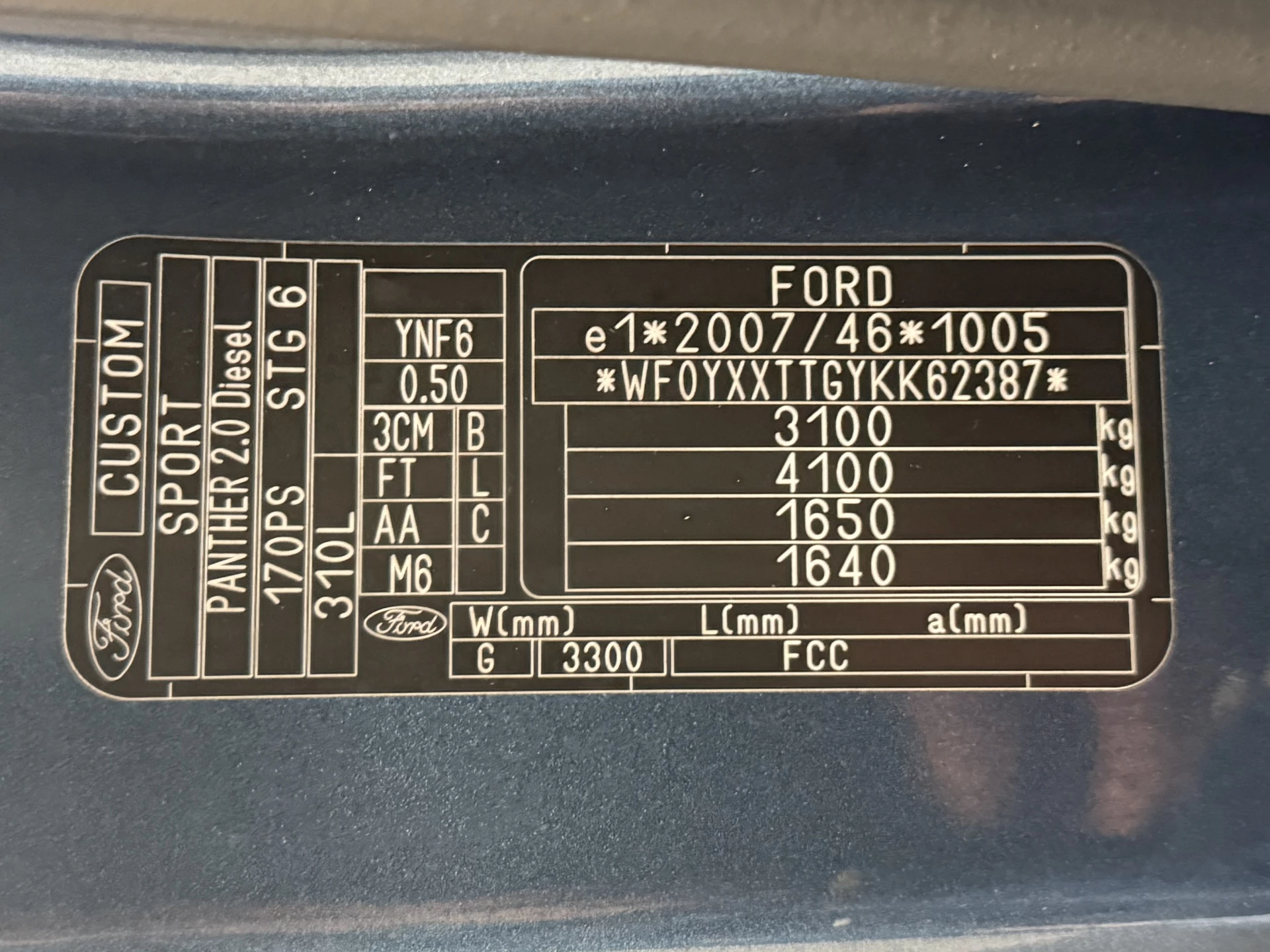Hoofdafbeelding Ford Transit Custom