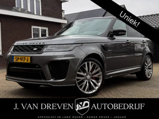 Hoofdafbeelding Land Rover Range Rover Sport Land Rover Range Rover Sport 5.0 V8 SC SVR 576 PK ! Facelift ! Carbon ! Pano, Cruis, Airco, Stoelverw voor + achter!