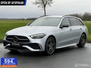 Hoofdafbeelding Mercedes-Benz C-Klasse Mercedes C-klasse 300e AMG | Luchtvering | Burmester | BTW |